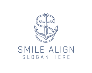 Marine Clothing Letter S logo design