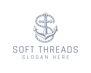 Marine Clothing Letter S logo design