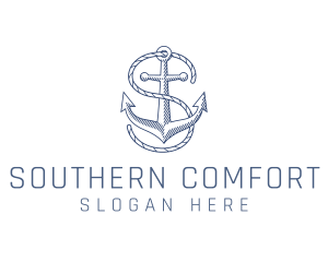 Marine Clothing Letter S logo design