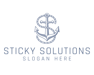 Marine Clothing Letter S logo design