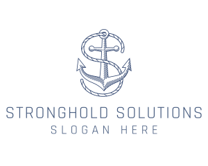 Marine Clothing Letter S logo design