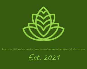Produce - Symmetrical Organic Plant logo design