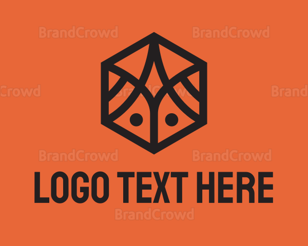 Simple Geometric Insect Logo