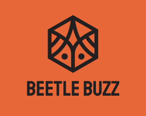 Beetle - Simple Geometric Insect logo design