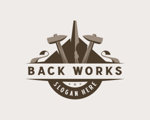 Woodwork Workshop Carpentry logo design