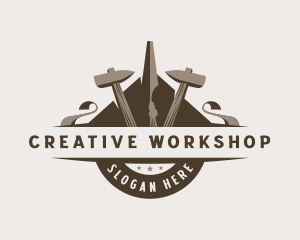 Workshop - Woodwork Workshop Carpentry logo design