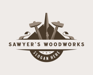 Woodwork Workshop Carpentry logo design