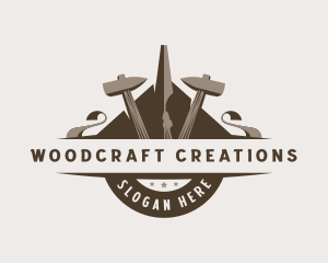 Woodwork Workshop Carpentry logo design