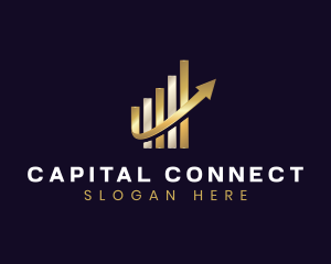 Finance Capital Growth Analytics logo design