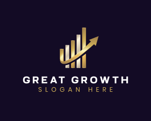 Finance Capital Growth Analytics logo design