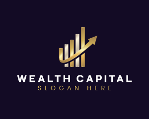 Finance Capital Growth Analytics logo design