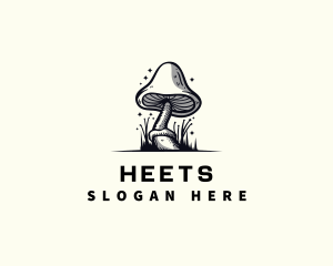 Mushroom Fungi Plant Logo