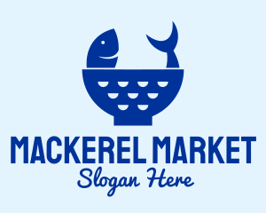 Fish Bowl Colander logo design