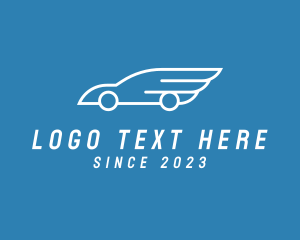 Van - Car Wing Delivery logo design