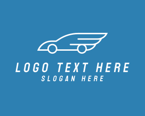 Car Wing Delivery Logo