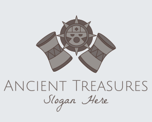 Ancient Tribe Drum  logo design