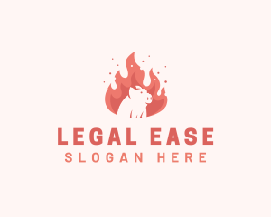 Livestock - Pork Flame Eatery logo design