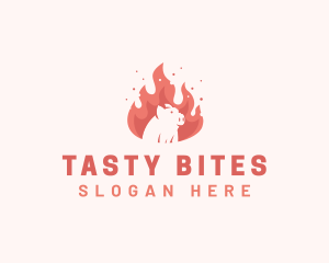 Eatery - Pork Flame Eatery logo design