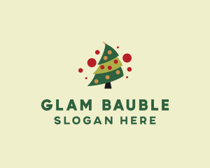 Christmas Tree Bauble logo design