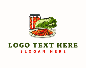 Fermented - Korean Kimchi Fermented logo design
