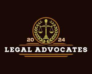 Scales Law Justice logo design