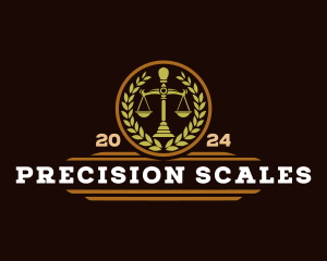 Scales Law Justice logo design