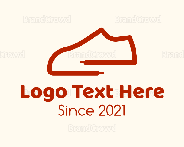 Minimalist Shoelace Sneakers Logo