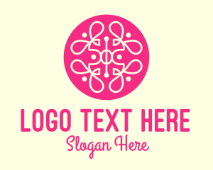 Pink - Pink Fancy Pattern logo design