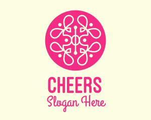 Detailed - Pink Fancy Pattern logo design