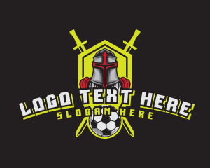 Streamer - Varsity Knight Soccer logo design