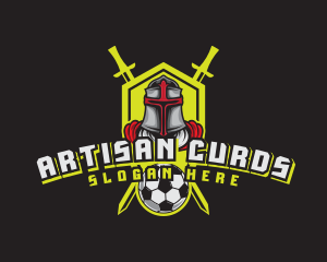 Varsity Knight Soccer logo design