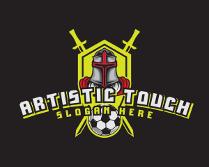 Varsity Knight Soccer logo design