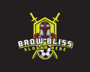 Varsity Knight Soccer logo design