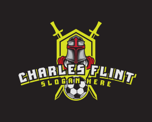 Varsity Knight Soccer logo design