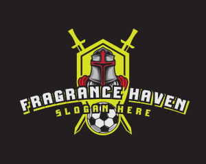 Varsity Knight Soccer logo design