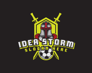 Varsity Knight Soccer logo design