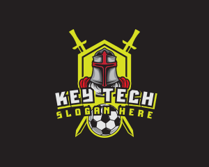 Varsity Knight Soccer logo design