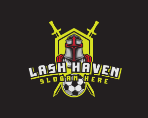 Varsity Knight Soccer logo design