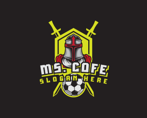 Varsity Knight Soccer logo design