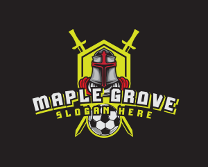 Varsity Knight Soccer logo design