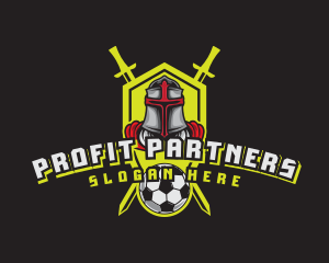 Varsity Knight Soccer logo design