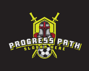 Varsity Knight Soccer logo design