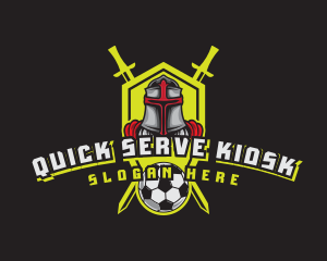 Varsity Knight Soccer logo design