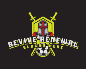 Varsity Knight Soccer logo design