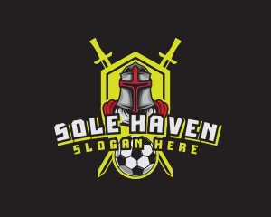 Varsity Knight Soccer logo design