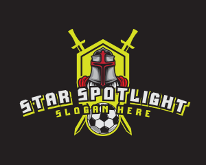 Varsity Knight Soccer logo design