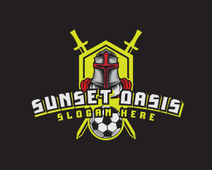 Varsity Knight Soccer logo design