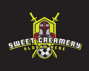 Varsity Knight Soccer logo design