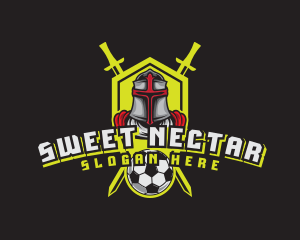 Varsity Knight Soccer logo design