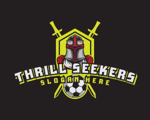 Varsity Knight Soccer logo design